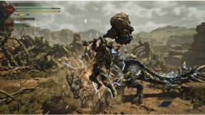 Monster Hunter Wilds featured thumbnail over hitstop en i-frames, met jager die een monster aanvalt