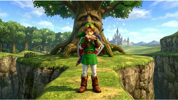 Uitgelichte thumbnail over The Legend of Zelda: Ocarina of Time en Nintendo die 'faithful remake' hint verwijdert