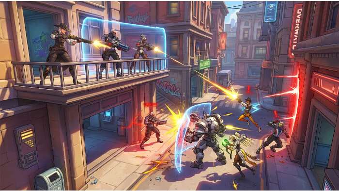 Overwatch 2 thumbnail met Overwatch 2-logo en titel over stomp of stuck, verticaliteit en respawns