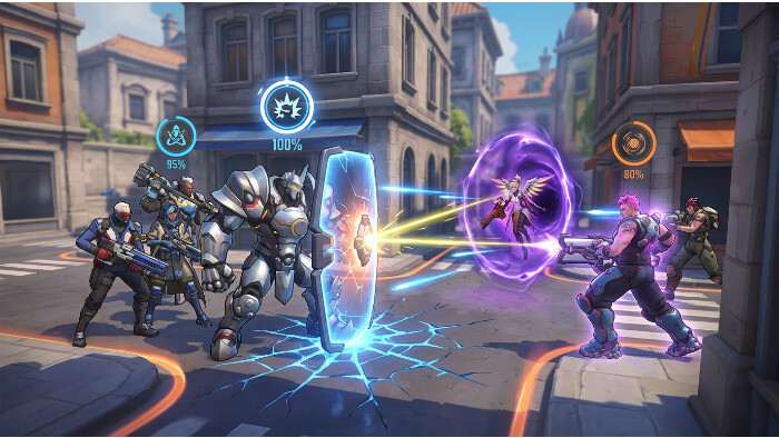 Overwatch 2 thumbnail met hero-illustratie die de verborgen ult-economie en momentum in matches visualiseert