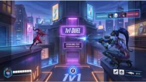 Overwatch 2 thumbnail met Widowmaker en titel over de 1v1 code PYDEY die viraal gaat op TikTok