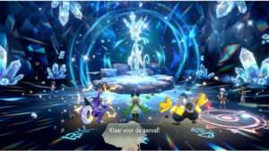 Uitgelichte thumbnail voor Pokémon Scarlet and Violet met Ice-Tera Inteleon en de Mightiest Mark