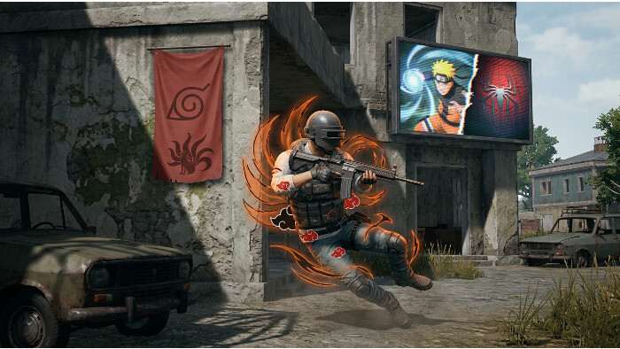 PUBG Mobile featured thumbnail over de Naruto-crossover teaser die 880K views haalde in twee dagen