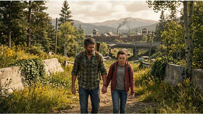 Uitgelichte thumbnail voor The Last of Us over de band tussen Joel en Ellie, van vreemden tot vader-dochter