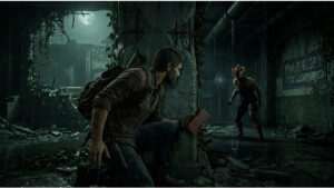 Uitgelichte thumbnail voor The Last of Us Part I met tekst over Grounded mode tips op een donkere achtergrond