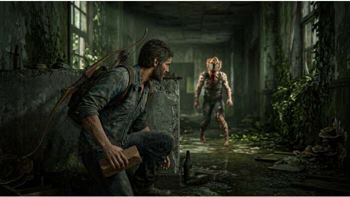 The Last of Us Survivor mode featured thumbnail met overlevings- en stealthsfeer in een donkere post-apocalyptische setting