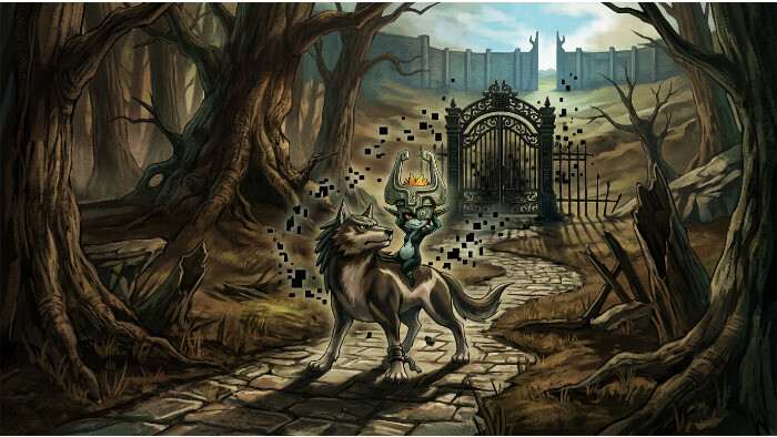 Uitgelichte thumbnail voor The Legend of Zelda: Twilight Princess met Link en een donkere Twilight-sfeer