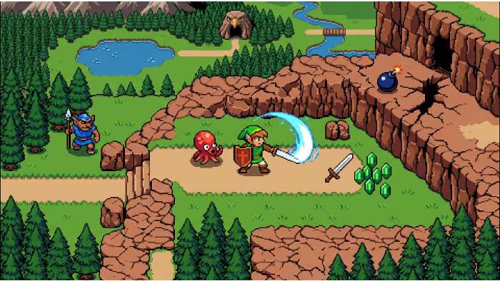 The Legend of Zelda featured thumbnail met Link in Hyrule-stijl voor een complete walkthrough route