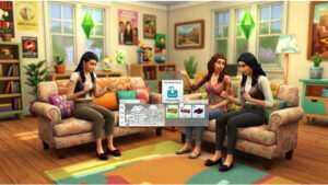 The Sims 4 uitgelichte thumbnail met Marketplace-aankondiging over zes weken gratis content