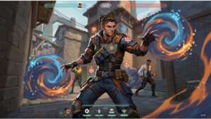 Valorant featured thumbnail over Miks, de nieuwe Controller, met game-achtergrond en opvallende titeltekst