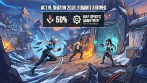 Valorant featured thumbnail met Summit en tekst over 50% RR-korting die de ranked ladder door elkaar schudt