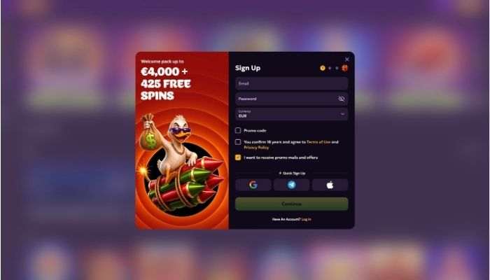 Luckygans casino aanmelden