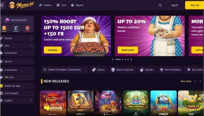 Mama.bet casino online