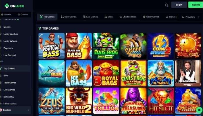 Onluck casino spellen