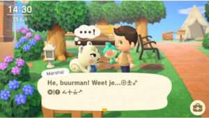 Uitgelichte thumbnail voor Animal Crossing: New Horizons over villager-praatjes en dagelijkse dialogen op het eiland