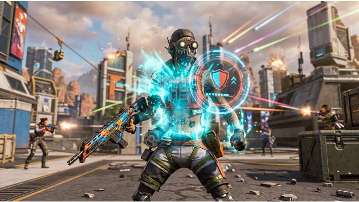 Featured thumbnail voor Apex Legends met een Evo Shield, passend bij een gids over upgraden