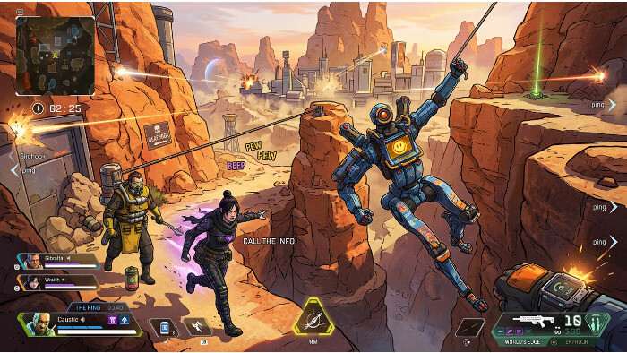 Apex Legends featured thumbnail met een legend en tactische schaakpartij-vibe rond het openen van een fight