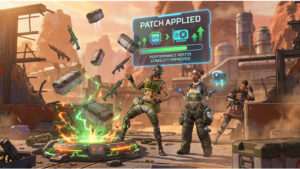 Apex Legends thumbnail met personage en tekst over hotfix die hardnekkige FPS-problemen op pc oplost