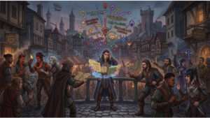 Baldur's Gate 3 featured thumbnail over de pacing-crisis van Act 3 met dramatische fantasy-sfeer