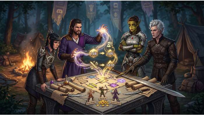 Vierkante featured thumbnail voor Baldurs Gate 3 over balansupdates die zelden als echte verandering voelen