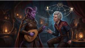 Baldur's Gate 3 featured thumbnail met een fantasy-personage en de kop over de illusie van geheugen
