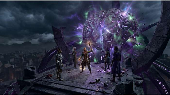 Baldur's Gate 3 thumbnail met personage en BG3-kop over de Netherbrain die met één stat-aanpassing sterft