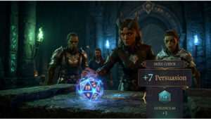 Baldur's Gate 3 uitgelichte thumbnail met fantasy personages en artikeltekst over slimmer voelen door keuzes