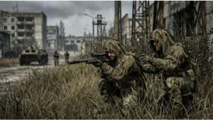 Uitgelichte thumbnail van Call of Duty 4: Modern Warfare op Xbox met een gewapende soldaat in actie
