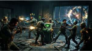 Uitgelichte thumbnail voor Call of Duty: Black Ops 6 over Zombies-spelers die teamgenoten zoeken voor easter egg runs