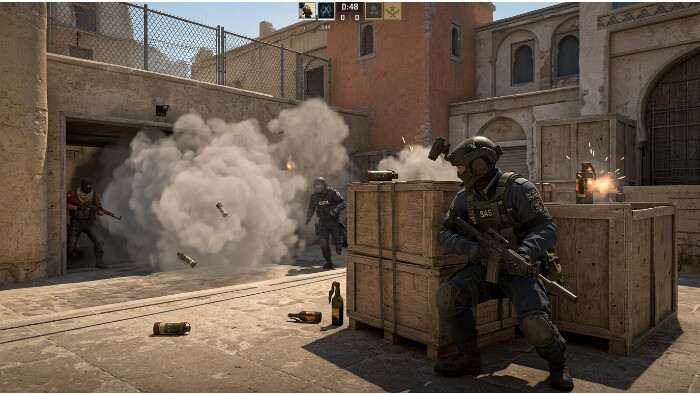 Counter-Strike 2 uitgelichte thumbnail met een speler in tactische pose, passend bij mindgames en tempo