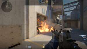 CS2-featured thumbnail met Counter-Strike 2-soldaat in scope-positie, passend bij spawn-timing en sightlines