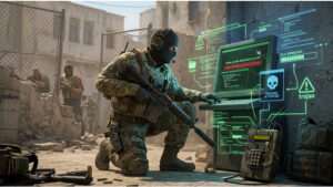 Vierkante thumbnail over Counter-Strike 2 met focus op de Workshop als aantrekkelijk doelwit