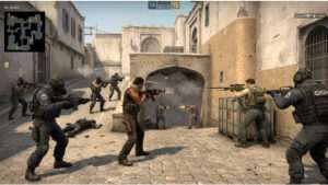 CS:GO en CS2 thumbnail met Counter-Strike: Global Offensive-stijl achtergrond en kop over Steam-records