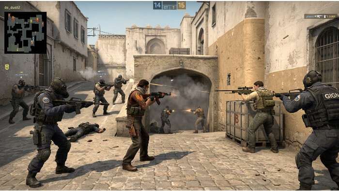 CS:GO en CS2 thumbnail met Counter-Strike: Global Offensive-stijl achtergrond en kop over Steam-records
