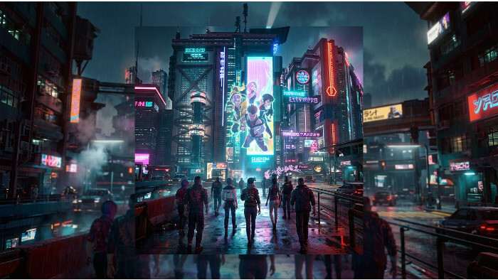 Cyberpunk 2077 uitgelichte thumbnail met neon sci-fi sfeer die de hoge Steam spelerspiek na drie jaar benadrukt