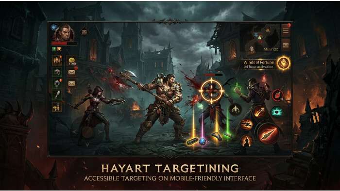 Diablo Immortal thumbnail met donkere demonische art bij een update over PvP-verbeteringen op basis van spelersfeedback