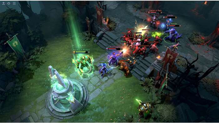 Dota 2 uitgelichte thumbnail met titel over buyback-regels op een donkere game-achtergrond