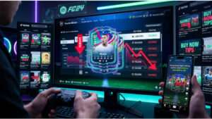 EA Sports FC 24 thumbnail over een transfermarktcrash die viraal gaat op TikTok