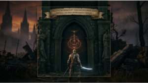 Elden Ring thumbnail met mystieke fantasiefiguur in donker landschap, bij nieuws over The Duskbloods closed network test