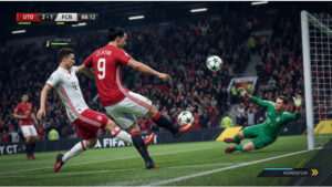 FIFA 17 thumbnail met voetballers in duel, passend bij het momentum-gevoel dat de wedstrijd tegen je werkt