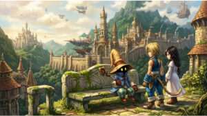 Featured thumbnail voor Final Fantasy IX op PS met een moody, nostalgische game-visual passend bij de klassieker