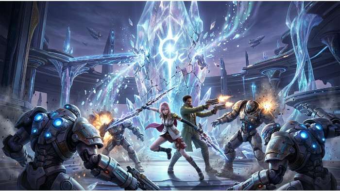 Featured thumbnail over Final Fantasy XIII Versus en vastgelopen AAA-productie, met donkere game-art en titelbanner
