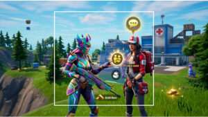 Fortnite featured thumbnail met personage en titel over NPC27s huren in Fortnite
