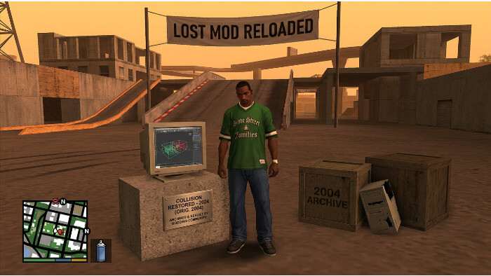 Featured thumbnail voor Grand Theft Auto: San Andreas over een verloren mod uit 2004 die na 22 jaar is herbouwd