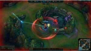 League of Legends featured thumbnail about support warding routes, with map-style background and title text
