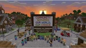 Featured thumbnail over Minecraft: Java Edition met ESA-controverse rond servers die eerst illegaal werden genoemd
