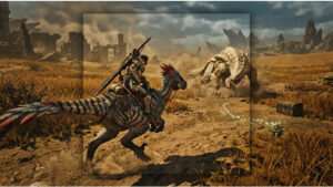 Featured thumbnail van Monster Hunter Wilds over de Steam Deck Playable-badge en matige prestaties