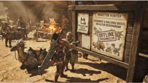 Featured thumbnail voor Monster Hunter Wilds over update 1.042 die event- en challengequests offline speelbaar maakt
