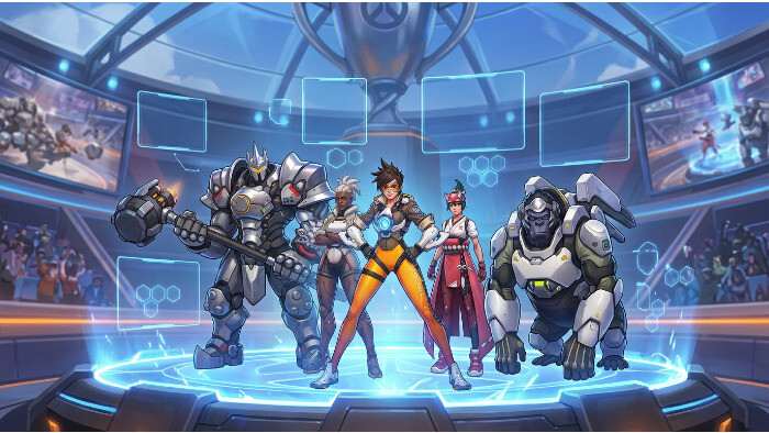 Overwatch 2 thumbnail over Stadium Mode met bericht dat hero builds worden geschrapt