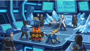 Uitgelichte thumbnail voor Pokemon Black 2/Pokemon White 2, met de gamecover en Unova-thema